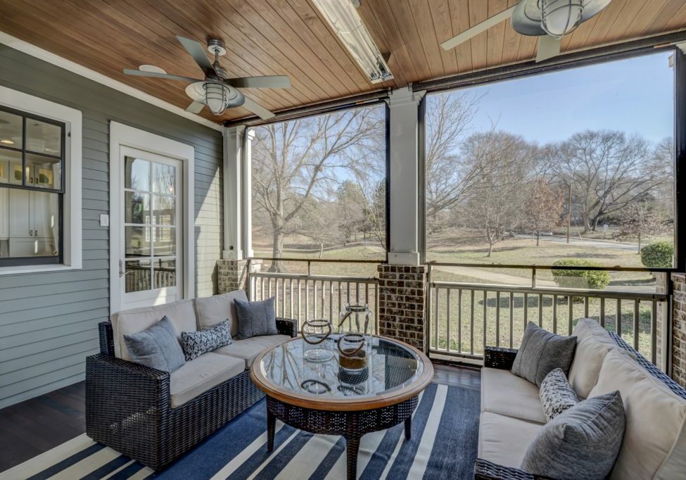 Austin Ave porch + park